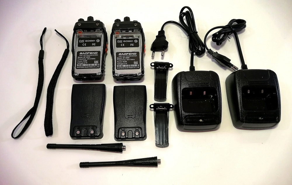 Рация Baofeng BF-888S (2 шт. в комплекте) (0.7кг, 24х18х5.5м)