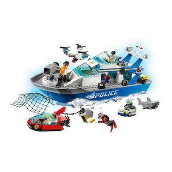 Bak da Lego konstruktor City Police Patrol Boat LEGO Alinino.az