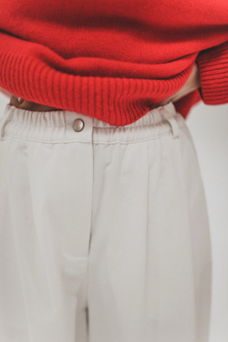 Пуловер Zoe из кашемира с мериносом красного цвета