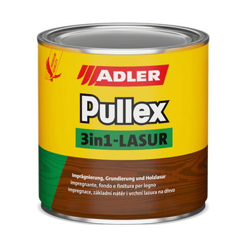 Pullex 3in1-Lasur — пропитка, грунтовка, финиш | Adler (Австрия)