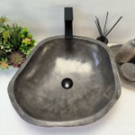Раковина из речного камня RS-63864 (52*49*15) 0123