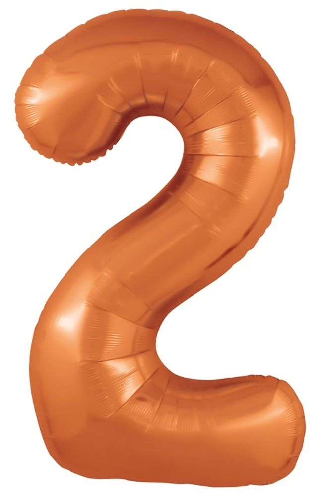 Ag (40&#39;&#39;/102 см) Цифра, 2 Slim, Папайя, 1 шт. в уп.