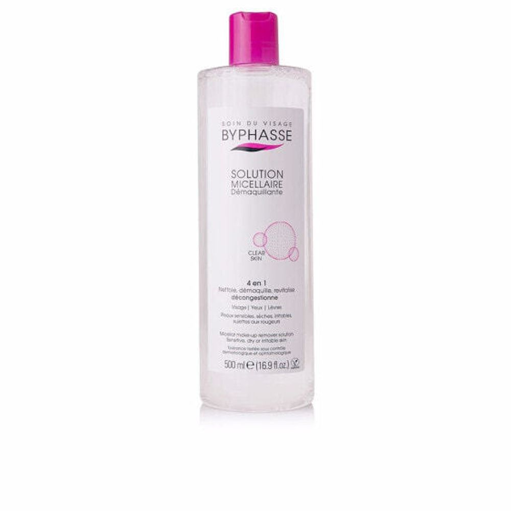 Byphasse Micellar Make-Up Remover Мицеллярная вода для очищения сухой и чувствительной кожи 500 мл