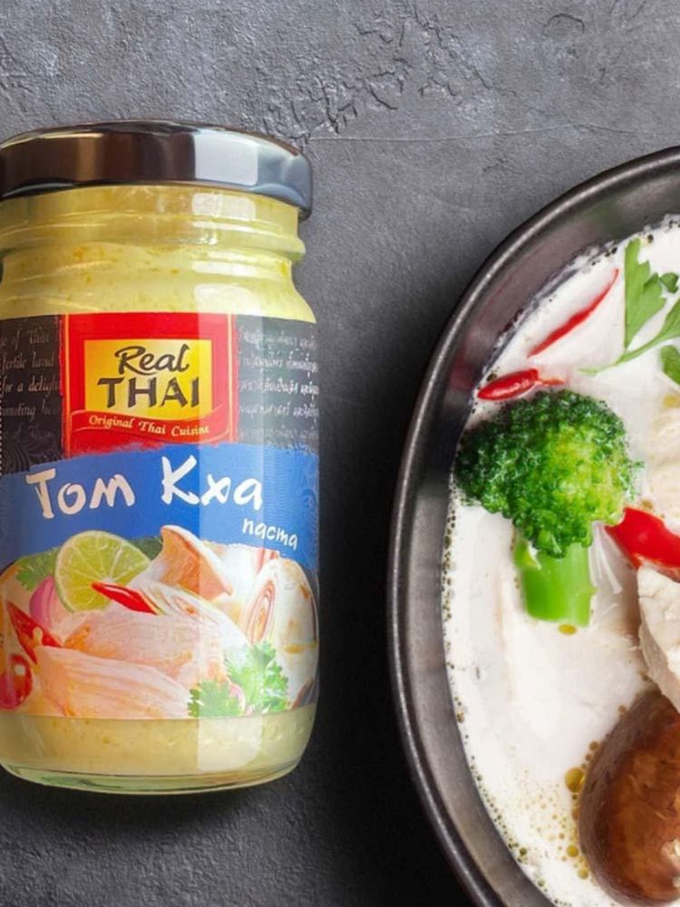 Real Thai Паста Tом Кха, 125 г, 3 шт