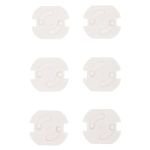Заглушки для розеток, 3,7х3,3х0,3см, ABS (6 шт/уп) HALSA