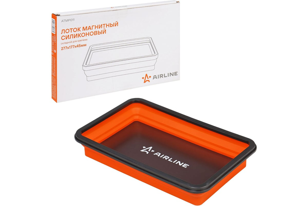 Лоток магнитный силиконовый складной для крепежа 277х177х45мм ATMP011 AIRLINE
