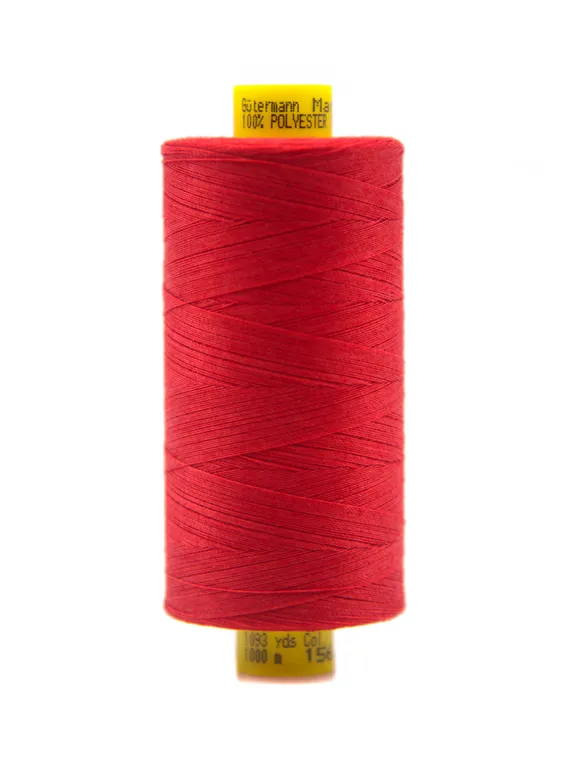Нитки Guetermann MARA 150/1000 м, красный 100