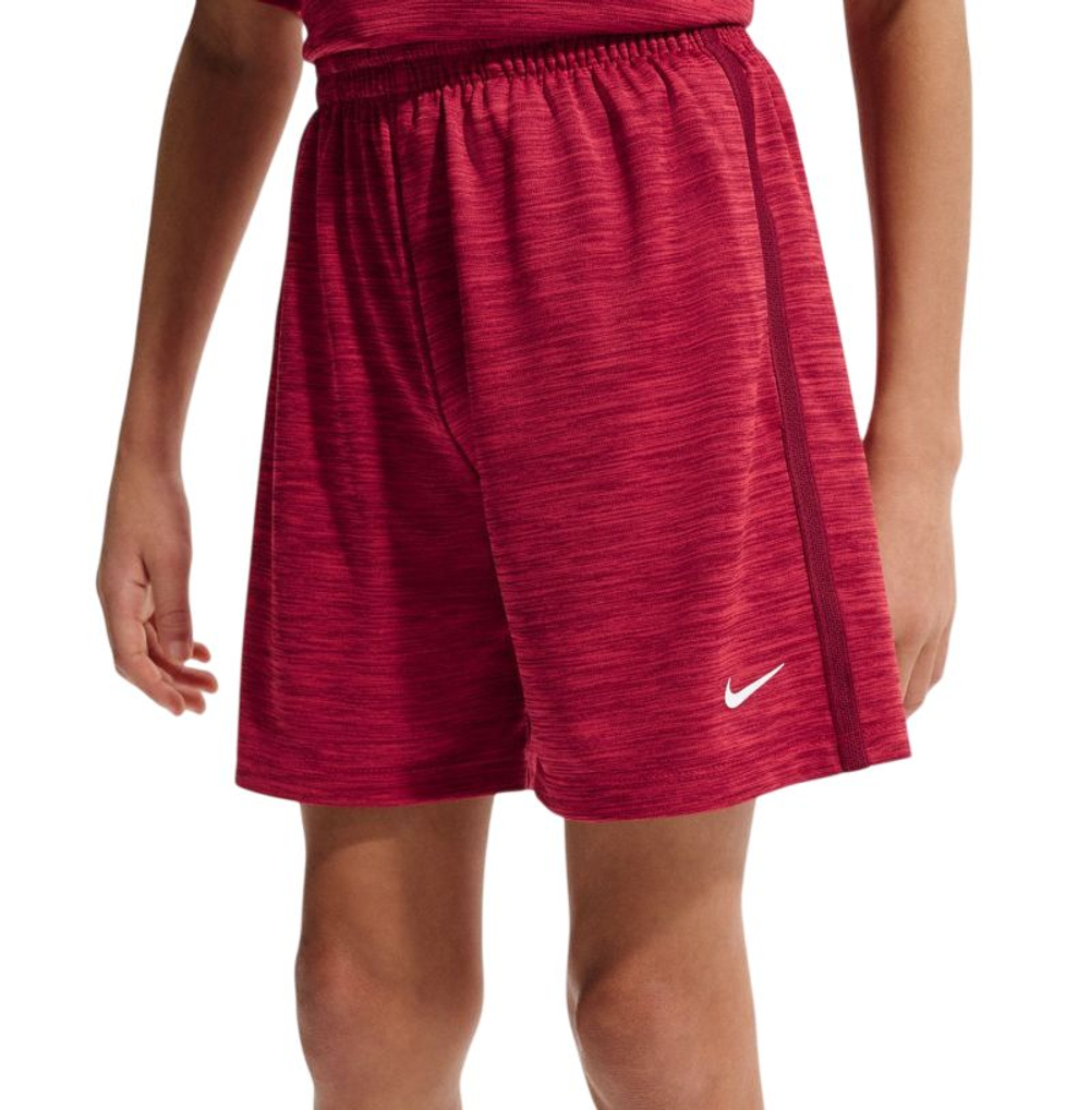 Детские теннисные шорты Nike Kids Dri-FIT Multi Big Training - red/white