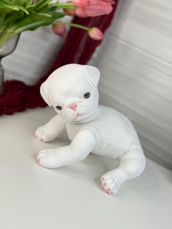 Игрушка мягконабивная 35см AniReal Бульдог (60111)