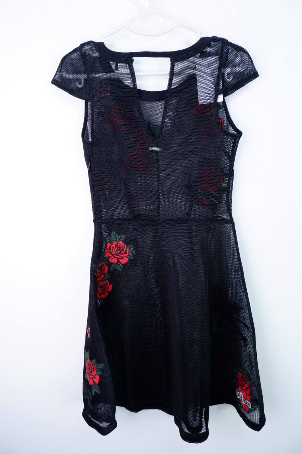 Платье прозрачное с вышивкой, визуально на 42/44 размер