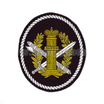 Шеврон пластизолевый Учреждения УИС (овал со столбом Закон)