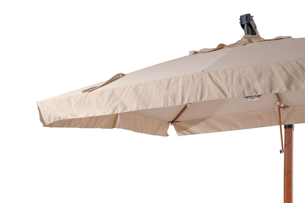 "Ливорно" зонт садовый 3х3м на боковой опоре из алюминия