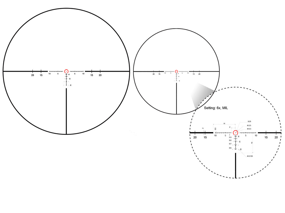Прицел Vector Optics Continental Hunting 1-6x24, German-4 (SCOC-23)