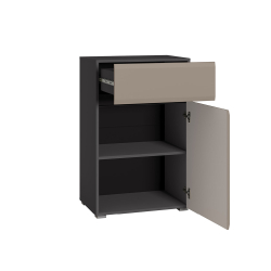 Комод Сидней 16.231.02, Антрацит, Веллюто Капучино