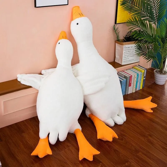 Мягкая игрушка Гусь белый, 110см