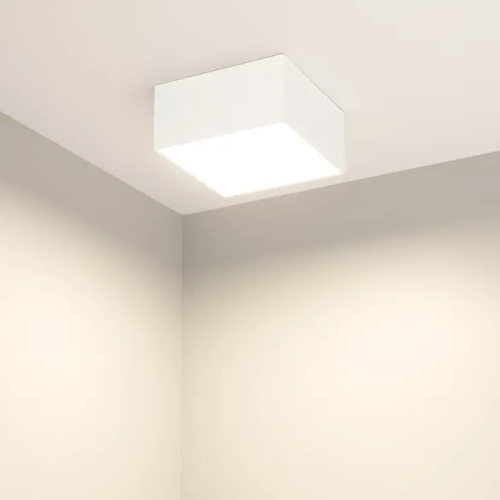 Светильник SP-QUADRO-S120x120-13W Warm3000 (WH, 120 deg, 230V) (Arlight, IP40 Металл, 3 года) 034775