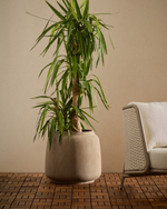 Кашпо Lira цемент терракотового цвета  Ø53см