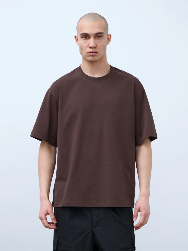 Футболка оверсайз (коричневый) 230 г