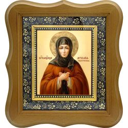 Архелая Салернская дева преподобномученица. Икона на холсте.