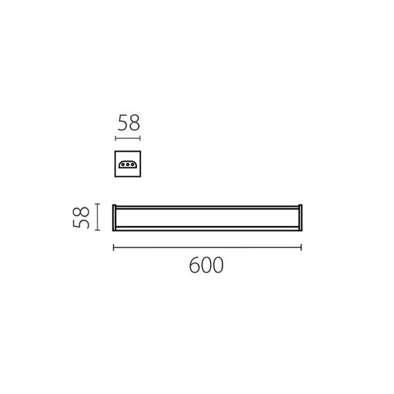 Светильник линейный 24W Trito Lightstar 456247