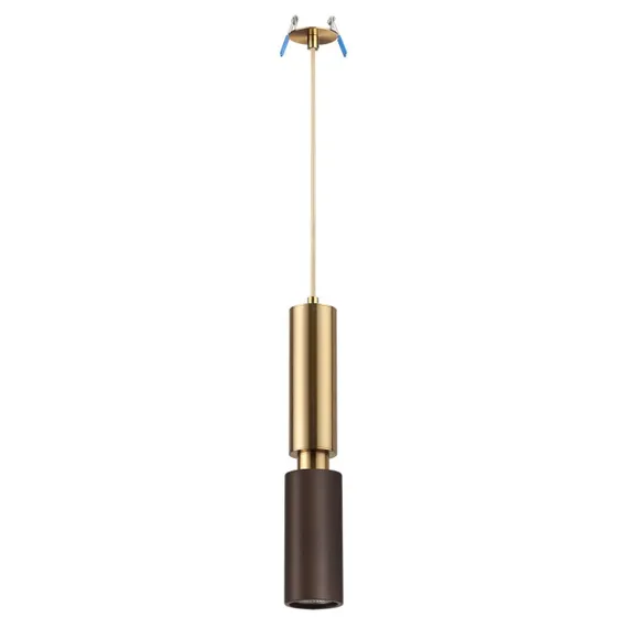 7062/1A MINIMA ODL25 237 Подвесной светильник темное дерево/металл IP20 GU10 LED 7W 220V CAUCHO