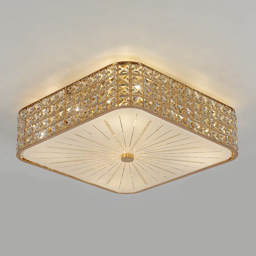 Citilux Портал CL324262 Люстра хрустальная Золото