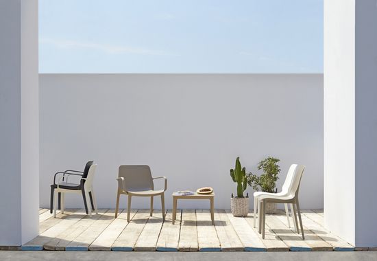 Стул Ginevra пластиковый белый Италия Scab Design