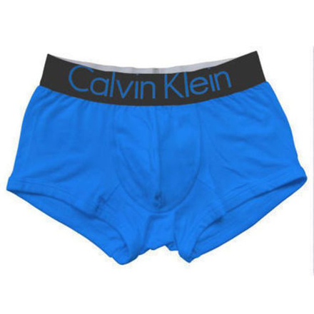 Мужские трусы боксеры Calvin Klein Steel Boxer  Black Blue