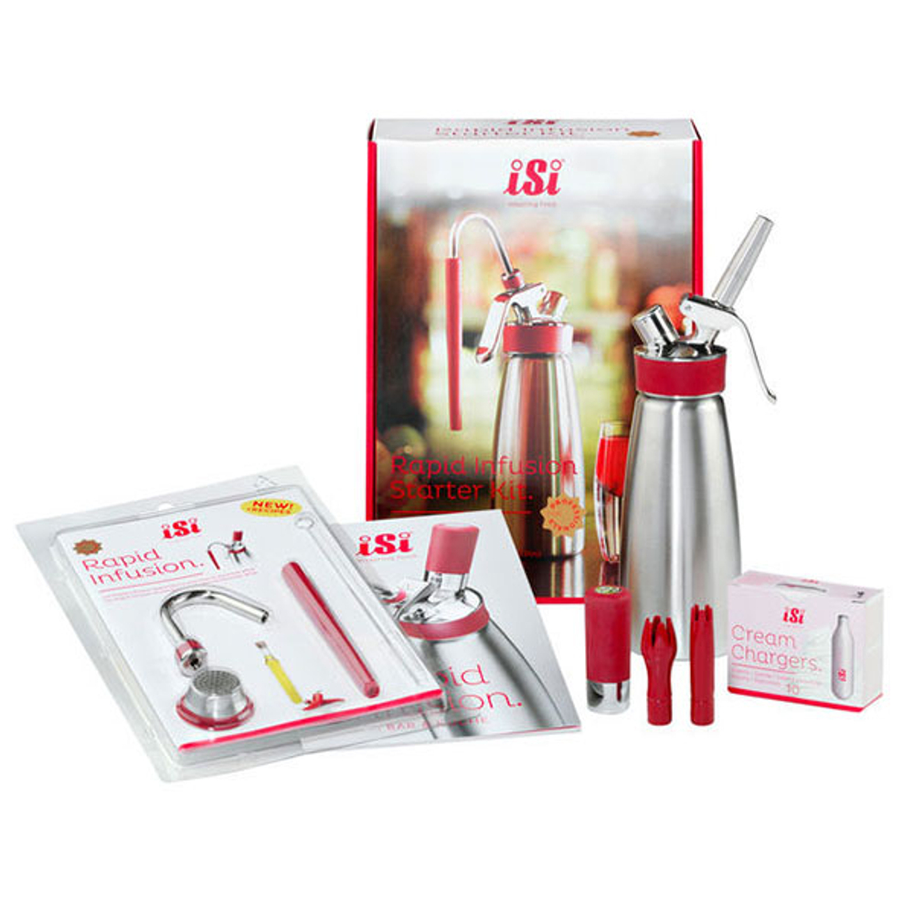 Сифон (кремер) для сливок «Гурме» 0,5л + устройство для ароматизации