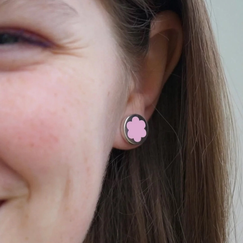 Серьги Серебряные (Не) Забудь Меня – Розовые