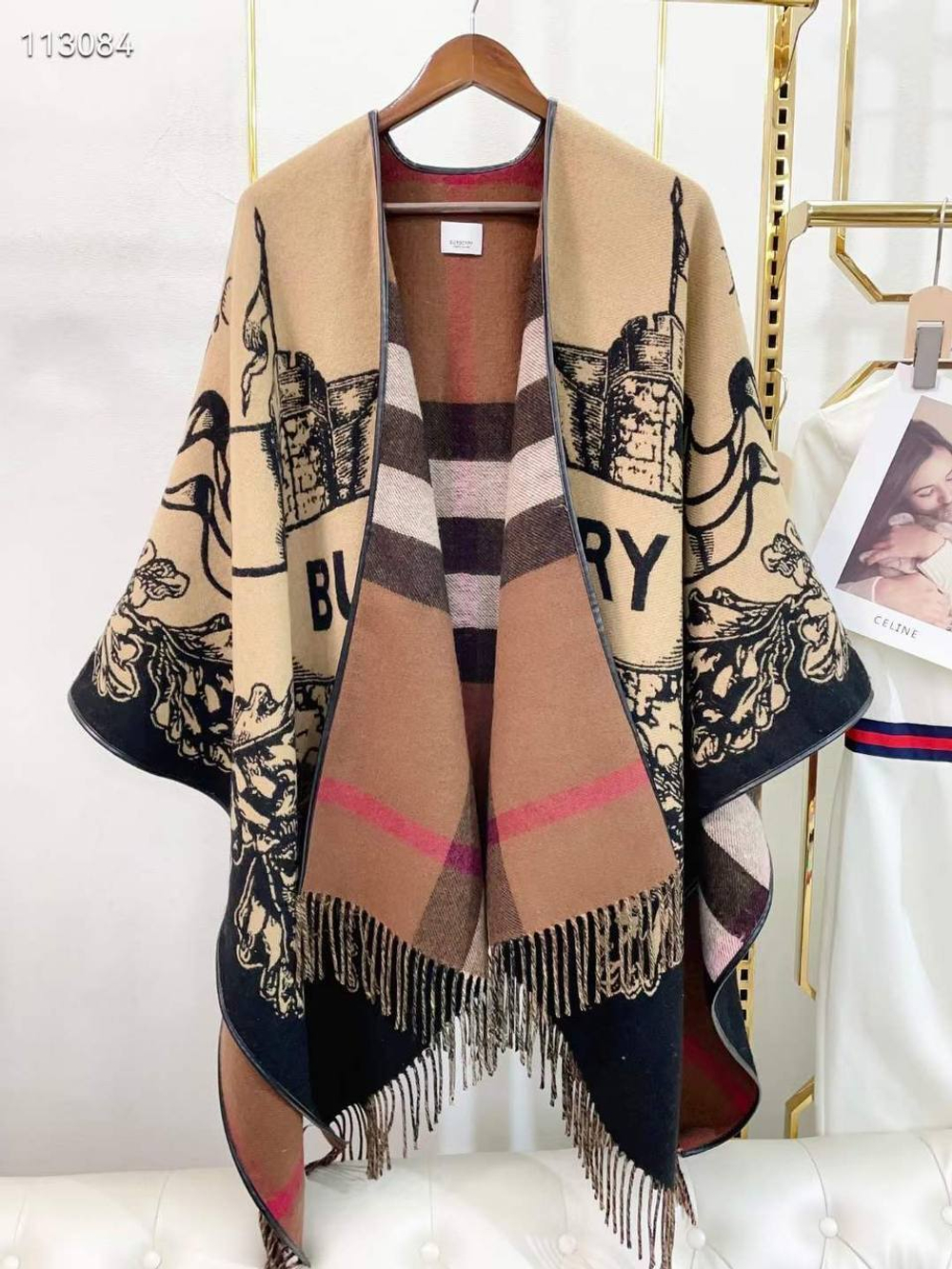 Пончо Burberry, арт. 457355568
