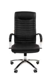 Офисное кресло Chairman 480 Россия нат.кожа/экокожа черный N