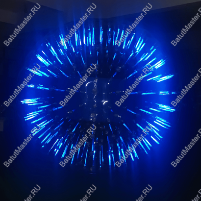 Светящийся зорб "Вселенная" ТПУ, диаметр 3 м, без сидений