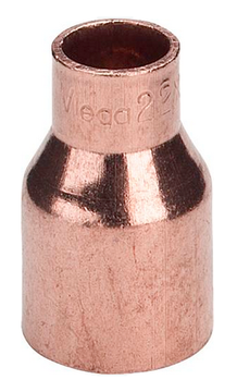 Viega муфта медная 35х18 мм. однораструбная редукционная (серия 95243 медные фитинги под пайку)