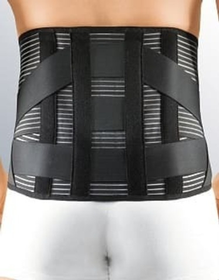 Бандаж поясничный с моделируемыми ребрами жесткости - LUMBAMED STABIL - 32 см - с массажной вставкой