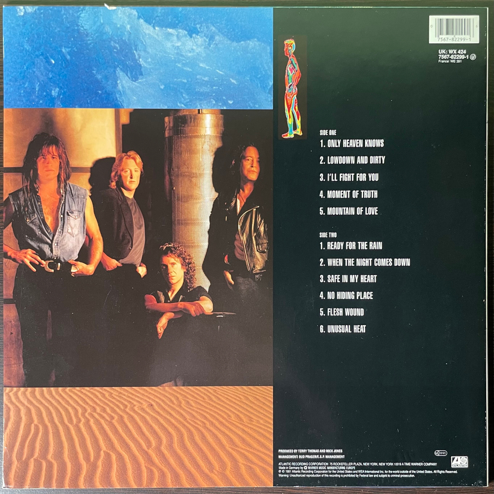 Foreigner - Unusual Heat (Германия 1991г.)