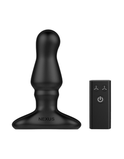 Черный вибростимулятор простаты Nexus Bolster - 12,3 см.