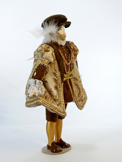 Кукла коллекционная король Генрих VIII