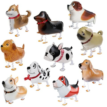 Фольгированный шар-фигура ходячая «Собака» в ассортименте