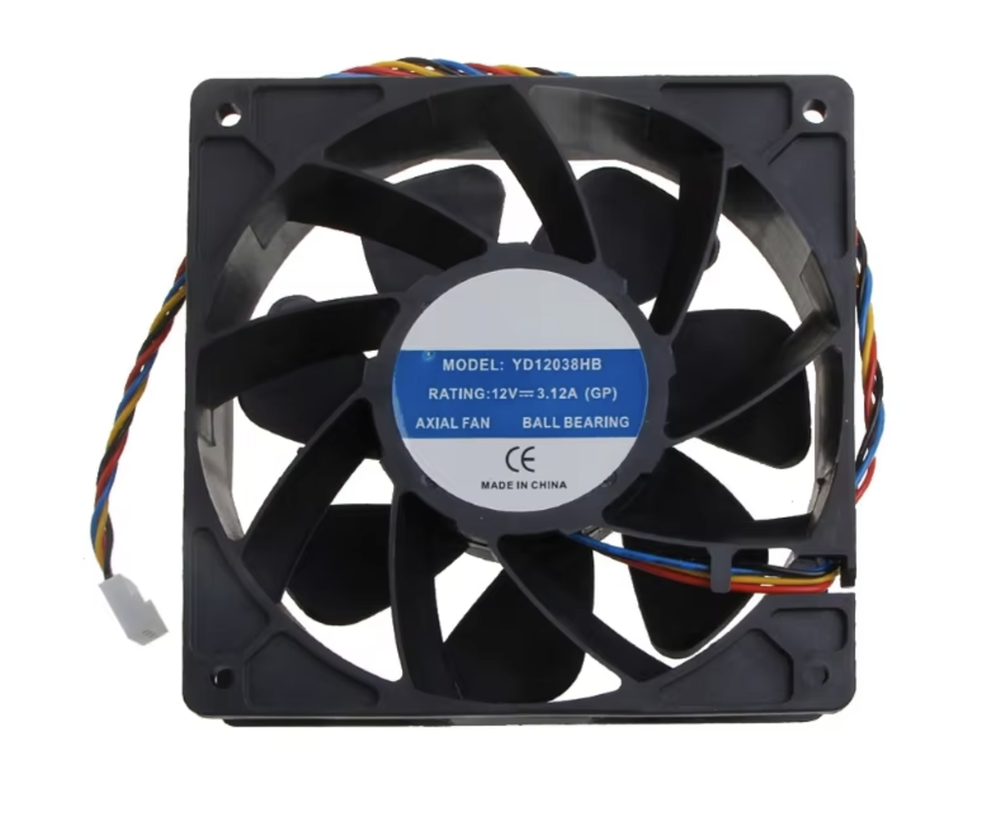 Кулер /Вентилятор YD12038HB 4 pin\12v\3.12A 120*120мм для Bitmain Antminer