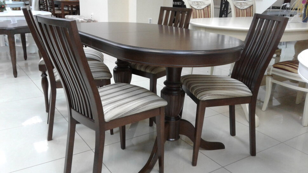 Стол обеденный Юкка (дуб/тон 39) 80х140(180)