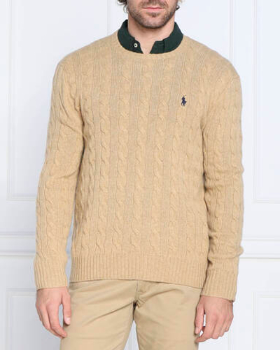 Хлопковый свитер POLO RALPH LAUREN - коричневый(710876762)