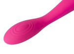 Ярко-розовый G-стимулятор IRIS Clitoral & G-spot Vibrator - 18 см.