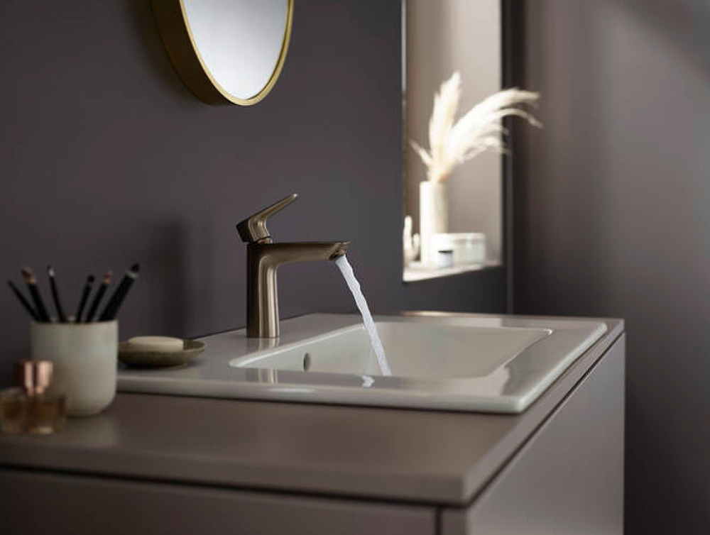 Смеситель для раковины Hansgrohe Talis E 71710140 шлифованная бронза