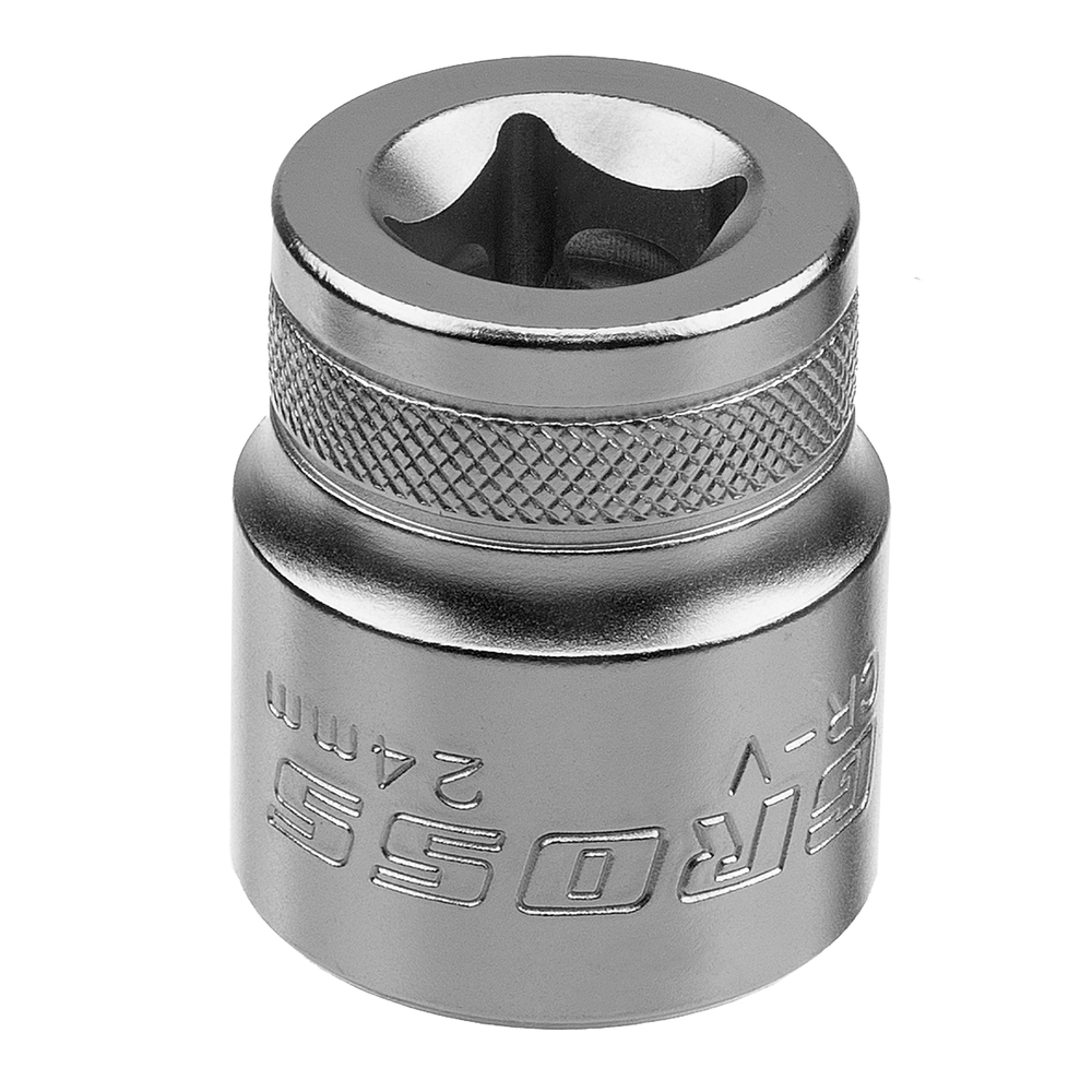 Набор торцевых головок, трещотка 120 зубьев, 1/2", 1/4", CrV, 41 предмет Gross