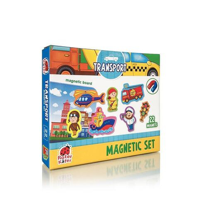 Магнитный набор с доской "Транспорт" / "Transport"