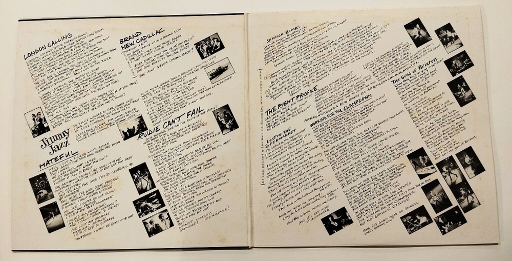 Винтажная виниловая пластинка LP The Clash London Calling 2LP (Japan 1979)