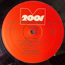 Винтажная виниловая пластинка LP Rod Stewart and Steampacket Early Days (Germany 1974)