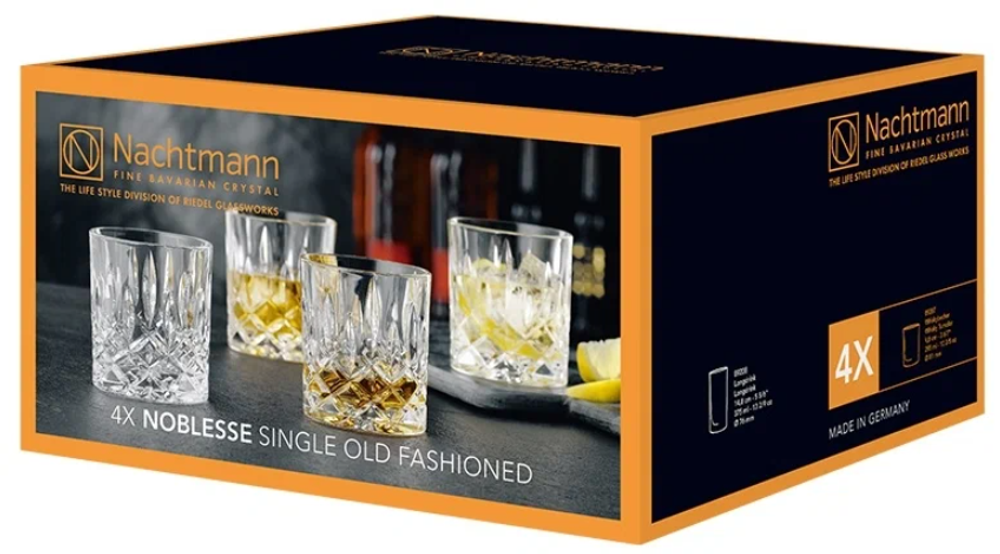 NOBLESSE - Набор стаканов 4 шт. 245 мл бессвинцовый хрусталь (set 4 pcs)