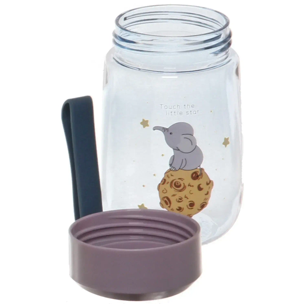 Бутылка питьевая пластиковая 380мл «Веселые зверушки»